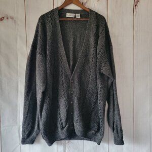 Vintage 90’s Alexander Lloyd Textured Knit Cardigan Button Sweater Men’s 3XLT
